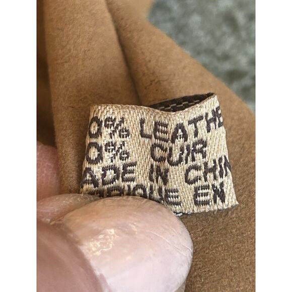 PATRICIA NASH Napoli Shoulder Bag Pleated Tan Leather Purse Hand Bag Preloved - Picture 13 of 16